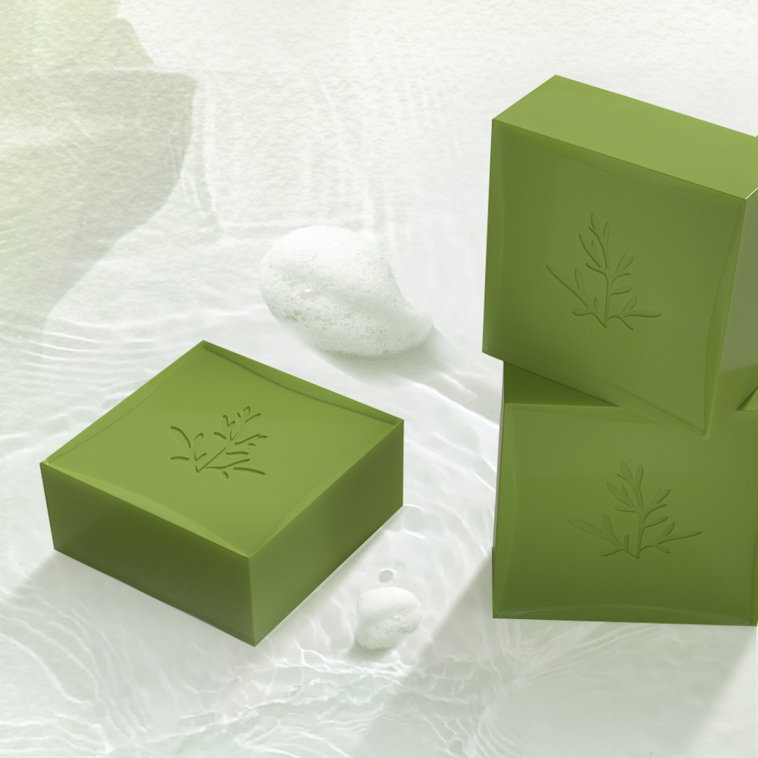 AIYISHENG Artemisia Argyi Essential Oil Handmade Soap