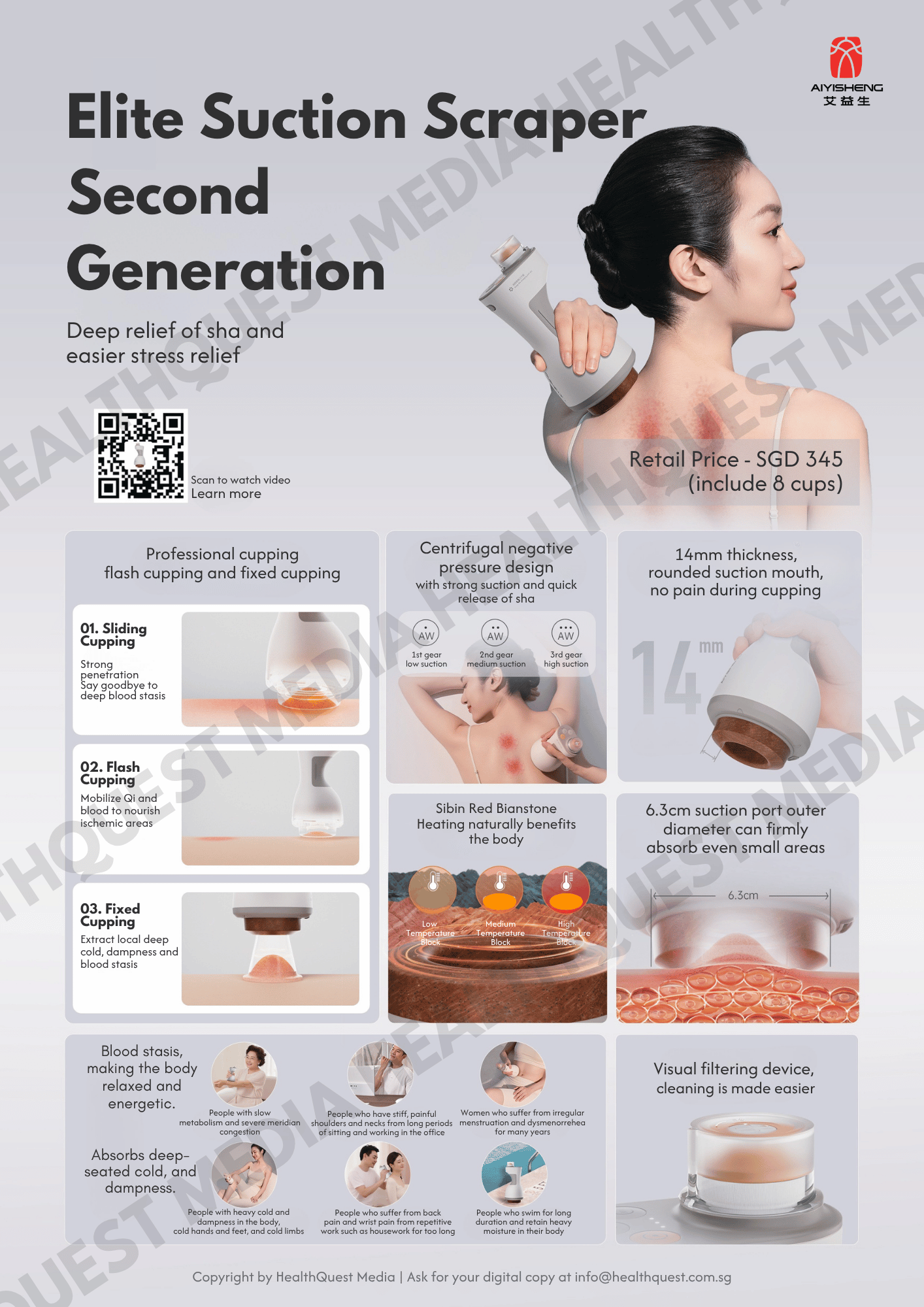 Aiyisheng Bianstone Series Product Flyer in English
