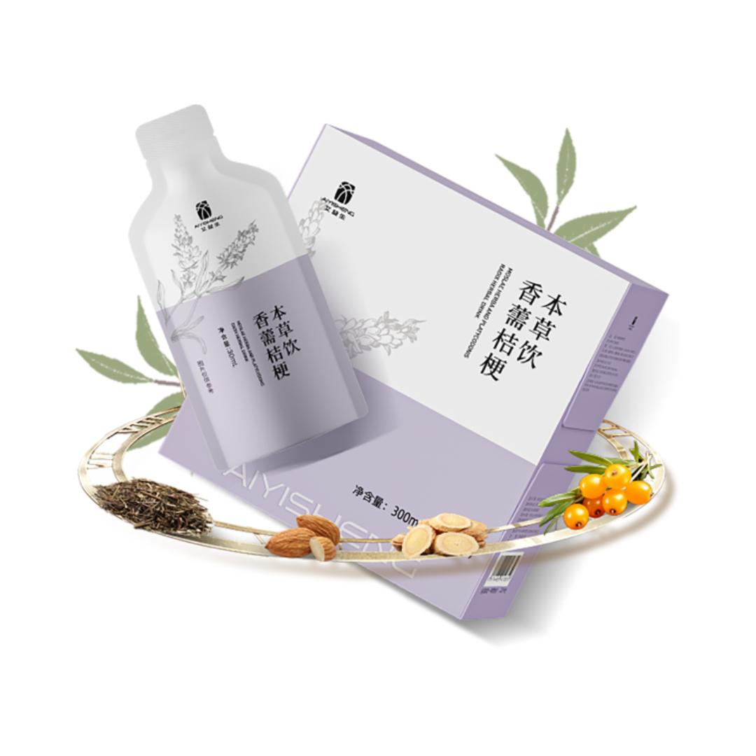 Ai Yisheng Moslae Herba and Platycodon Radix Herbal Drink