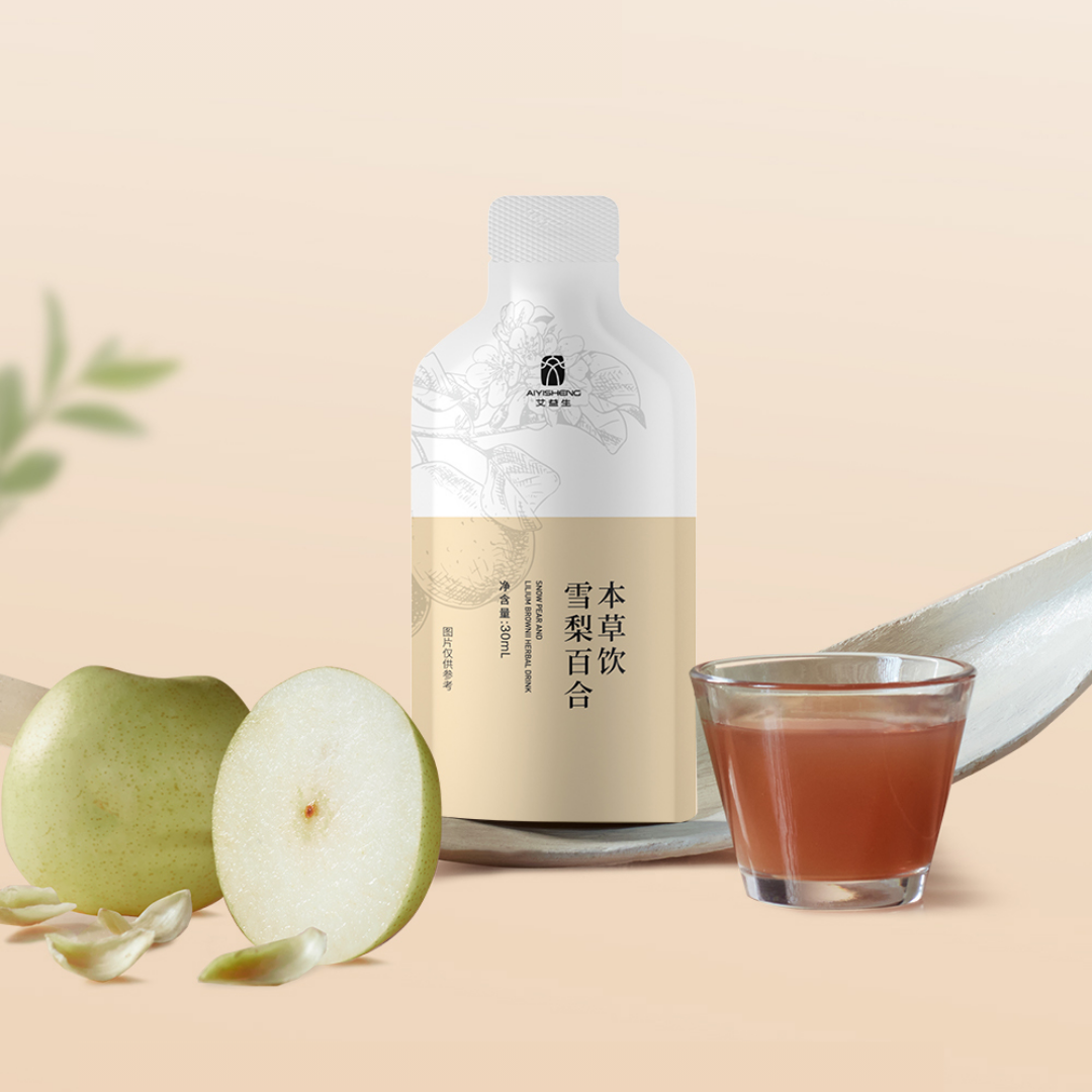 Ai Yisheng Snow Pear and Lilium Brownii Herbal Drink
