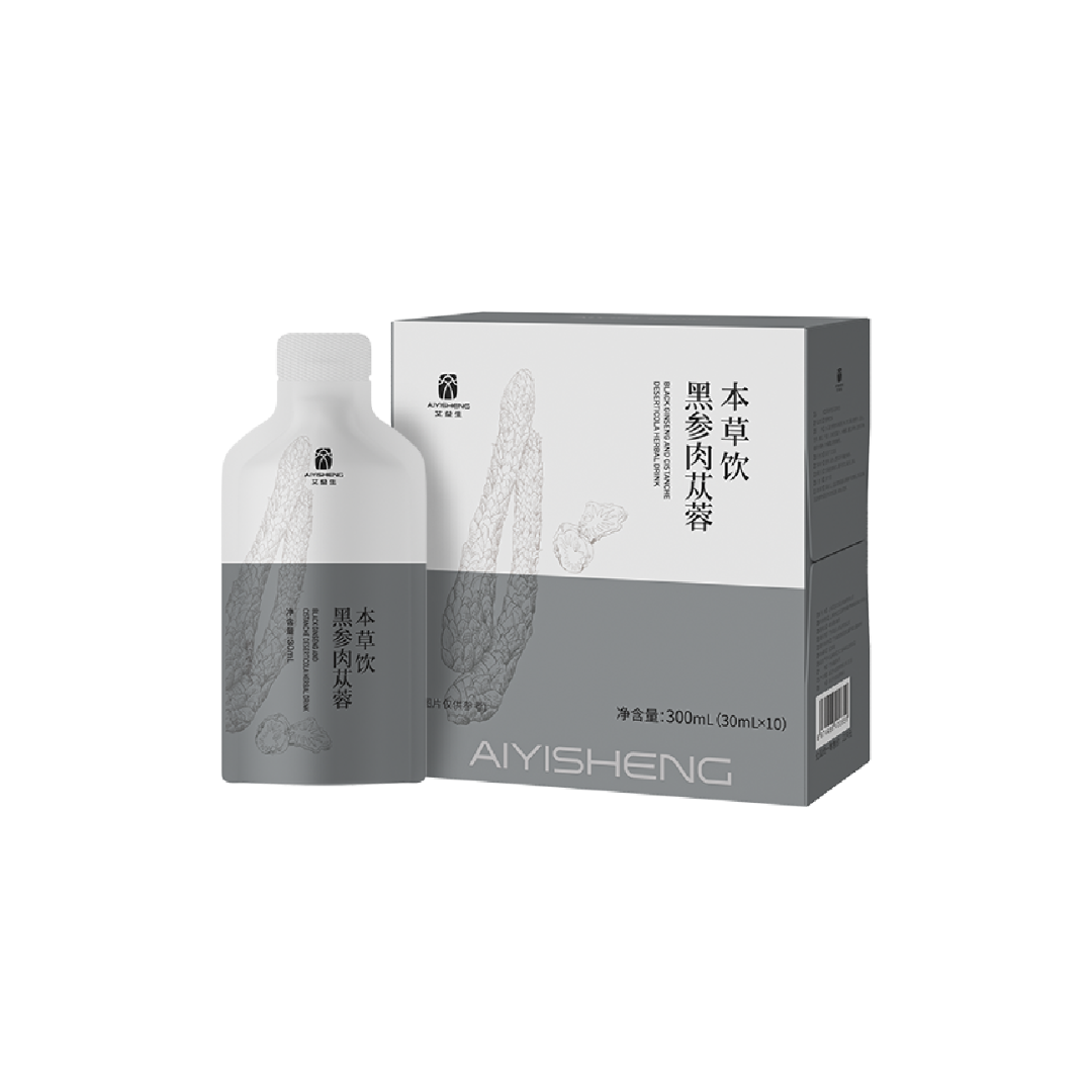 Ai Yisheng Black Ginseng and Cistanche Deserticola Herbal Drink