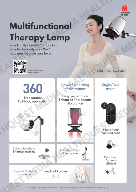 Aiyisheng Moxibustion Series Product Flyer in English