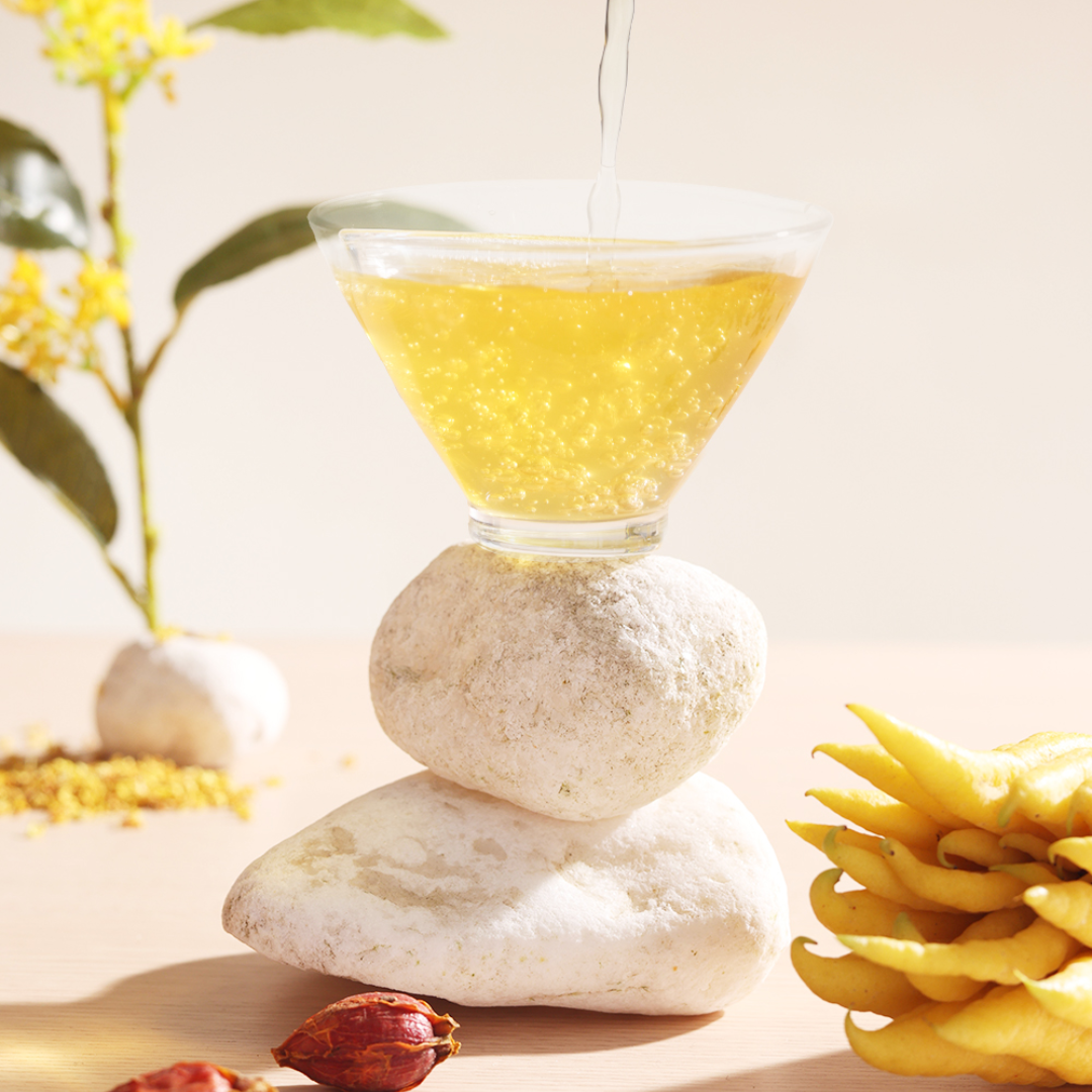 AIYISHENG Osmanthus Citrus Bergamot And TieGuanYin Tea Solid Drink