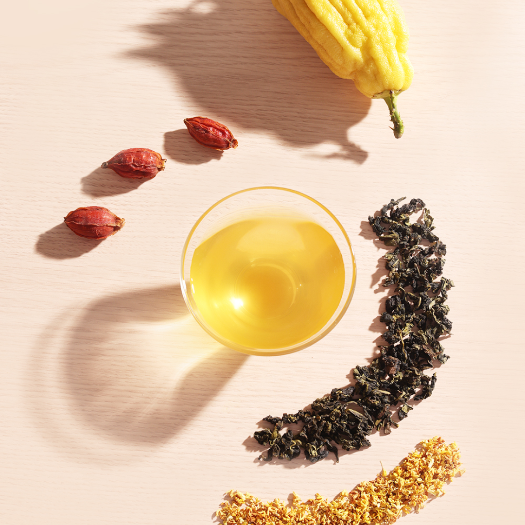 AIYISHENG Osmanthus Citrus Bergamot And TieGuanYin Tea Solid Drink