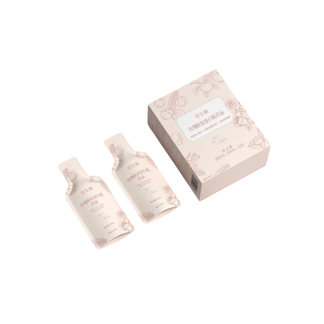 AIYISHENG Rose & Collagen Peptide Drink - Evening drink