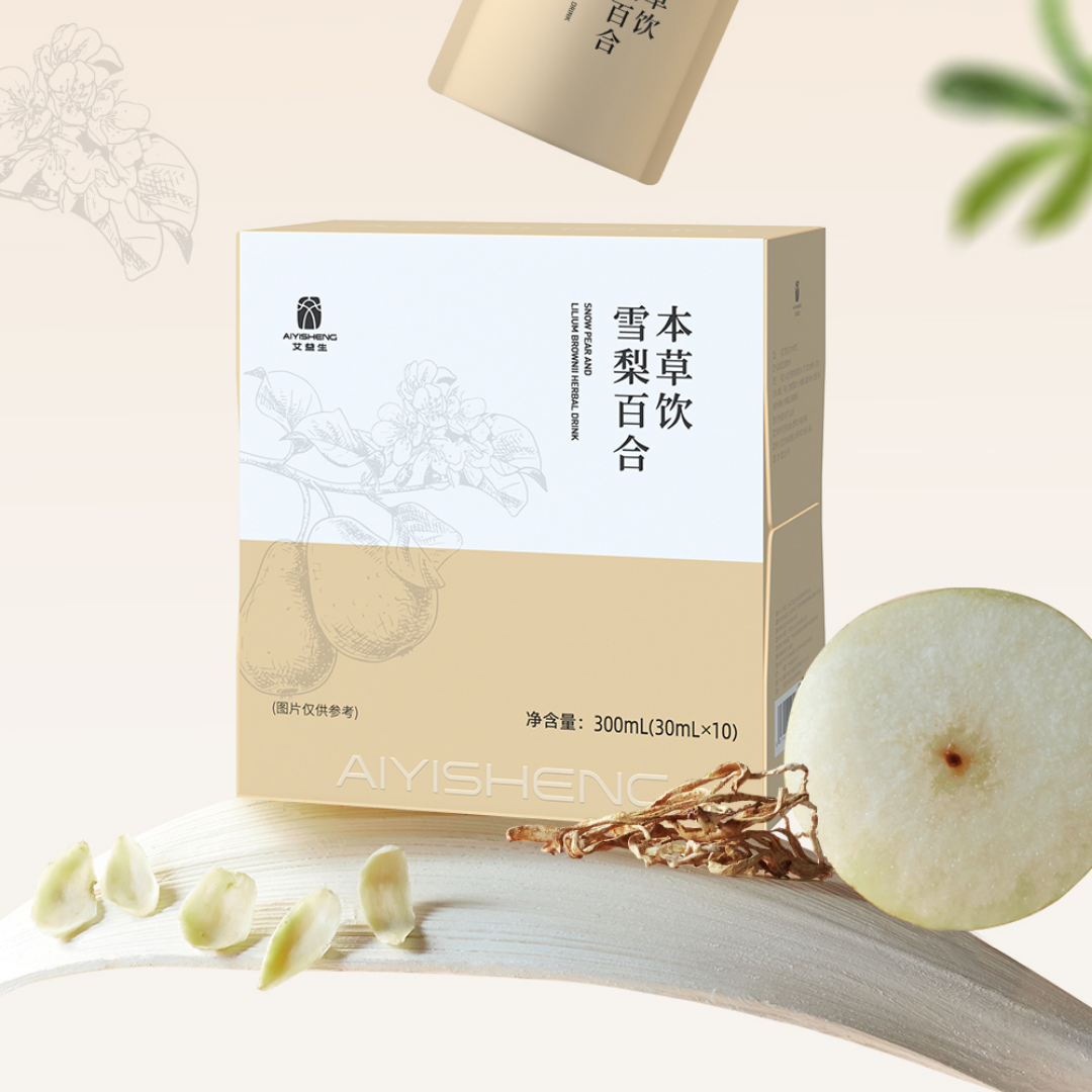 Ai Yisheng Snow Pear and Lilium Brownii Herbal Drink