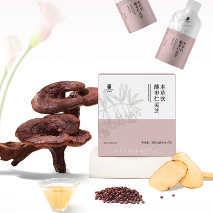 Ai Yisheng Zizhiphi Spinosae Semen and Gandoerma Herbal Drink